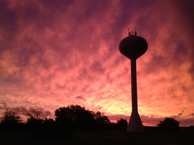 Mohave Water Tower by Fran Norman